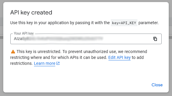 google api 09