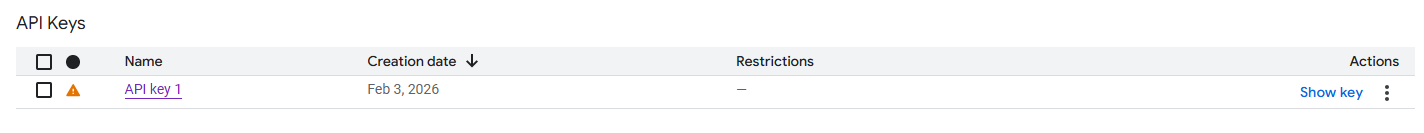 google api 10